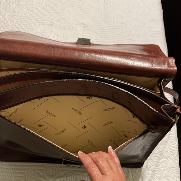 Italian leather Old Angler Firenze portfolio - Picture 2 of 8